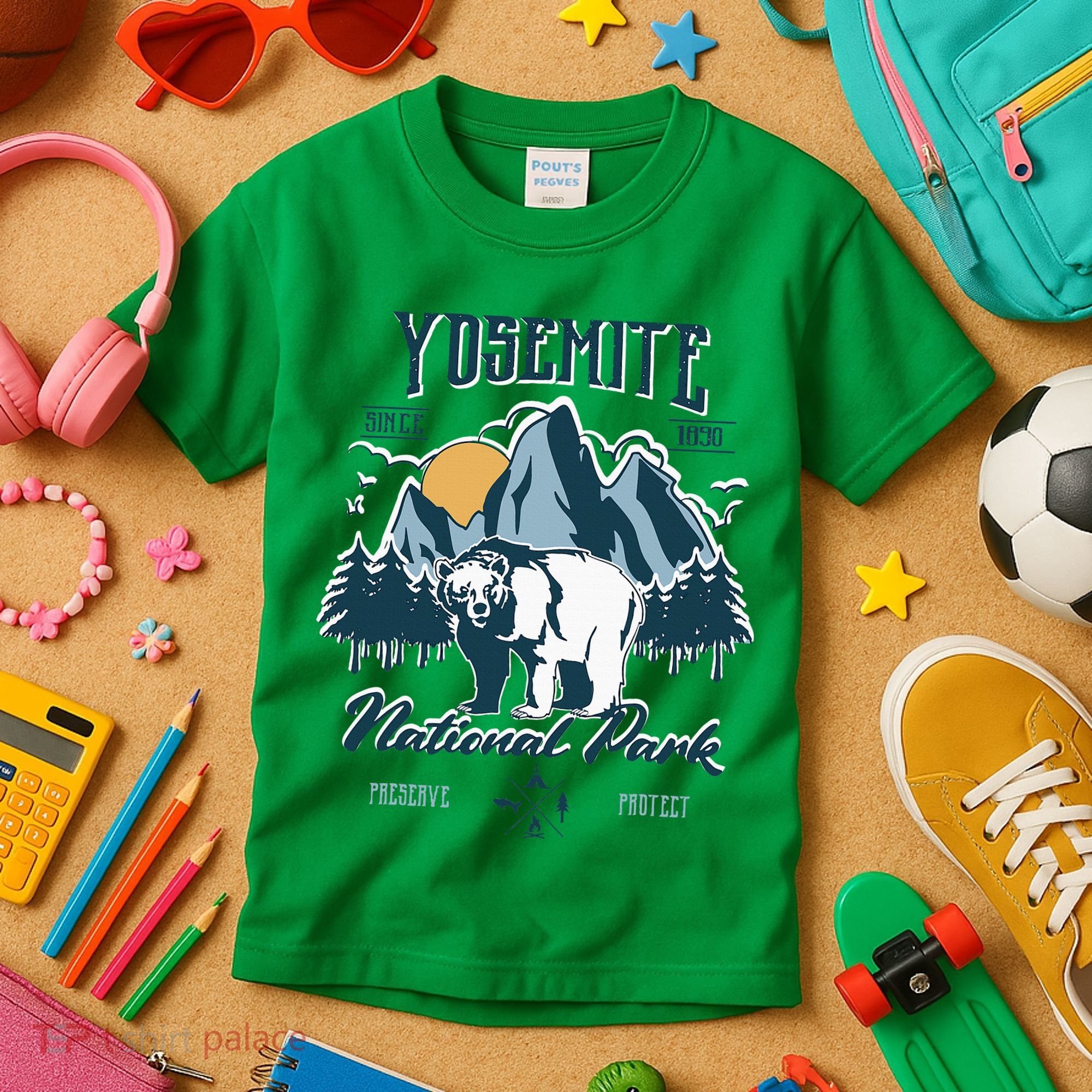 California National Park Yosemite National Park Kids T-Shirt
