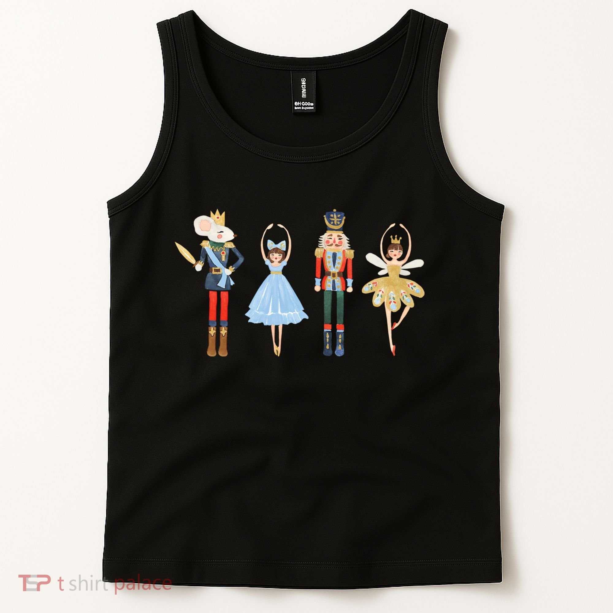 Christmas Nutcracker Rat/Mouse King Soldier Princess Family Tank Top