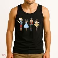 Christmas Nutcracker Rat/Mouse King Soldier Princess Family Tank Top thumb 3