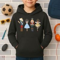 Christmas Nutcracker Rat/Mouse King Soldier Princess Family Kids Hoodie thumb 2