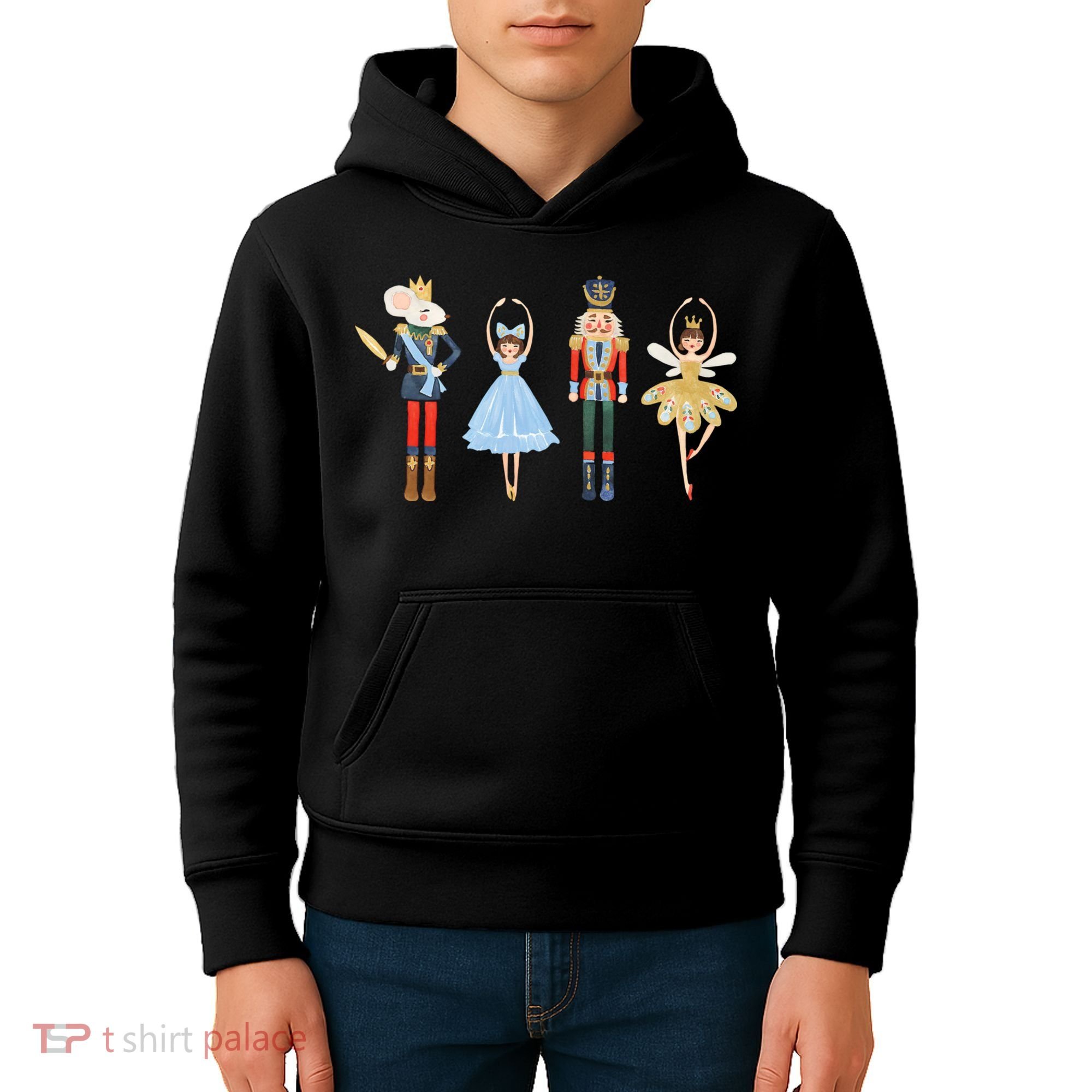 Christmas Nutcracker Rat/Mouse King Soldier Princess Family Kids Hoodie