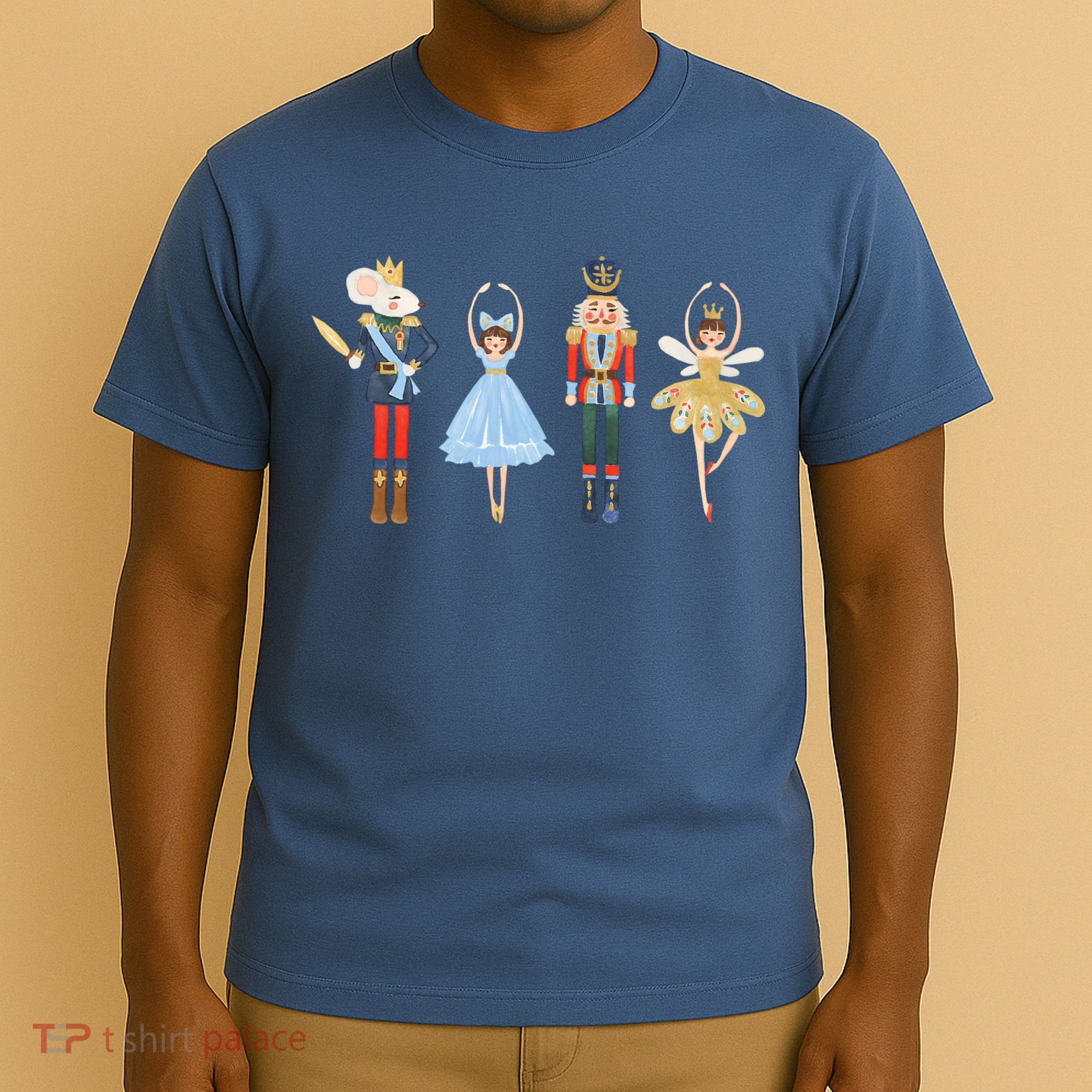 Christmas Nutcracker Rat/Mouse King Soldier Princess Family T-Shirt