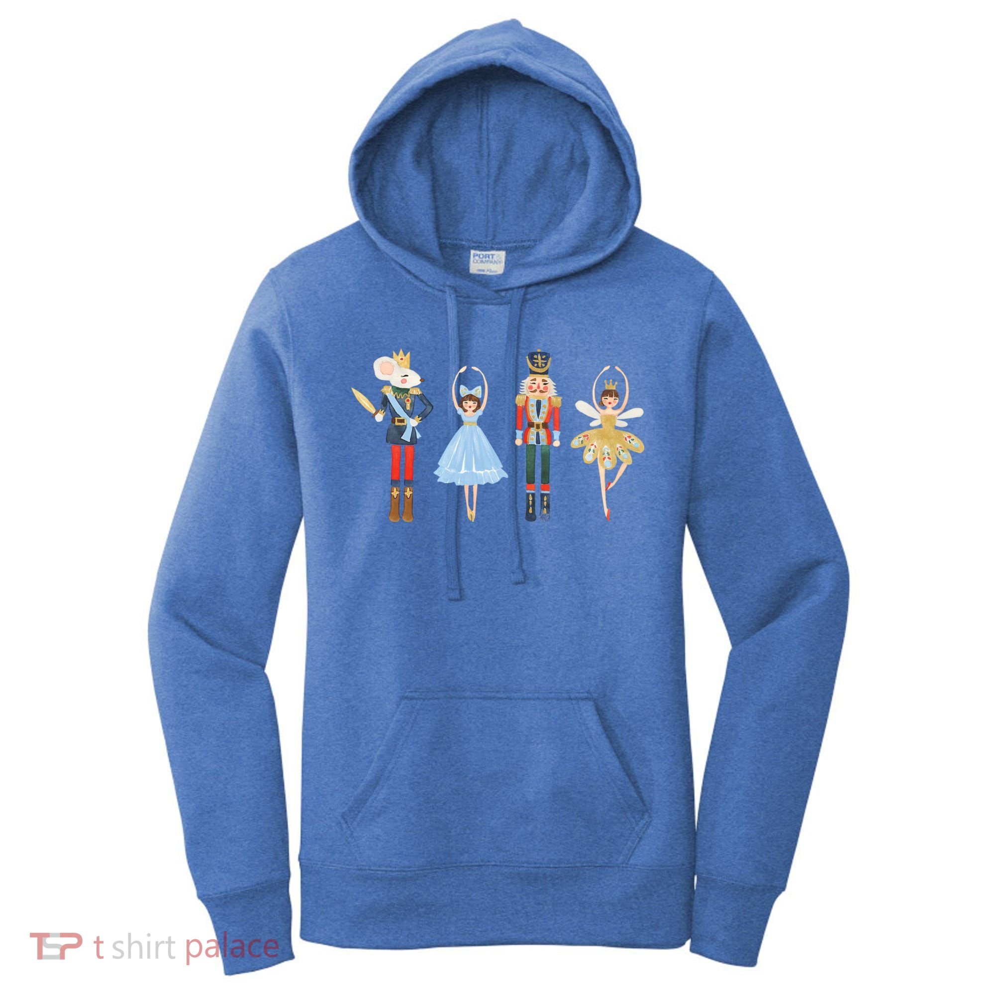 Christmas Nutcracker Rat/Mouse King Soldier Princess Family Women's Hoodie
