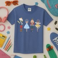 Christmas Nutcracker Rat/Mouse King Soldier Princess Family Kids T-Shirt thumb 3