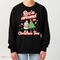 Christmas Nurse Roc'n Around The Christmas Tree NICU L'D Women's Sweatshirt thumb 0