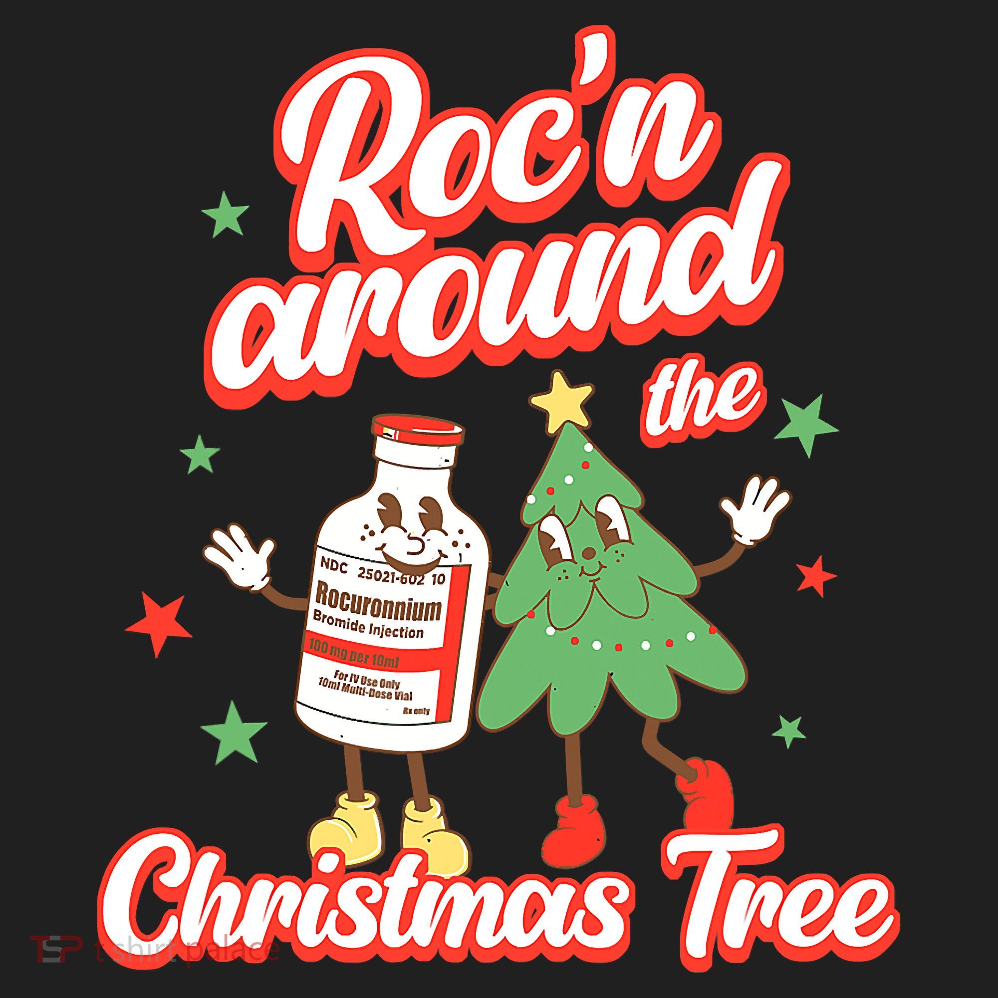 Christmas Nurse Roc'n Around The Christmas Tree NICU L'D Women's Sweatshirt