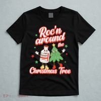 Christmas Nurse Roc'n Around The Christmas Tree NICU L'D T-Shirt thumb 5