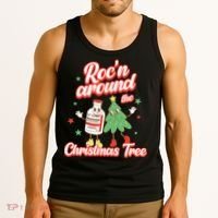 Christmas Nurse Roc'n Around The Christmas Tree NICU L'D Tank Top thumb 3