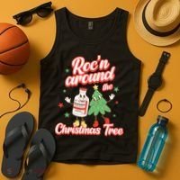 Christmas Nurse Roc'n Around The Christmas Tree NICU L'D Tank Top thumb 4