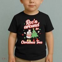 Christmas Nurse Roc'n Around The Christmas Tree NICU L'D Toddler T-Shirt thumb 2