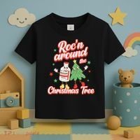 Christmas Nurse Roc'n Around The Christmas Tree NICU L'D Toddler T-Shirt thumb 3