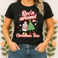Christmas Nurse Roc'n Around The Christmas Tree NICU L'D Women's T-Shirt thumb 2