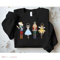 Christmas Nutcracker Ratmouse King Soldier Princess Family Sweatshirt thumb 2