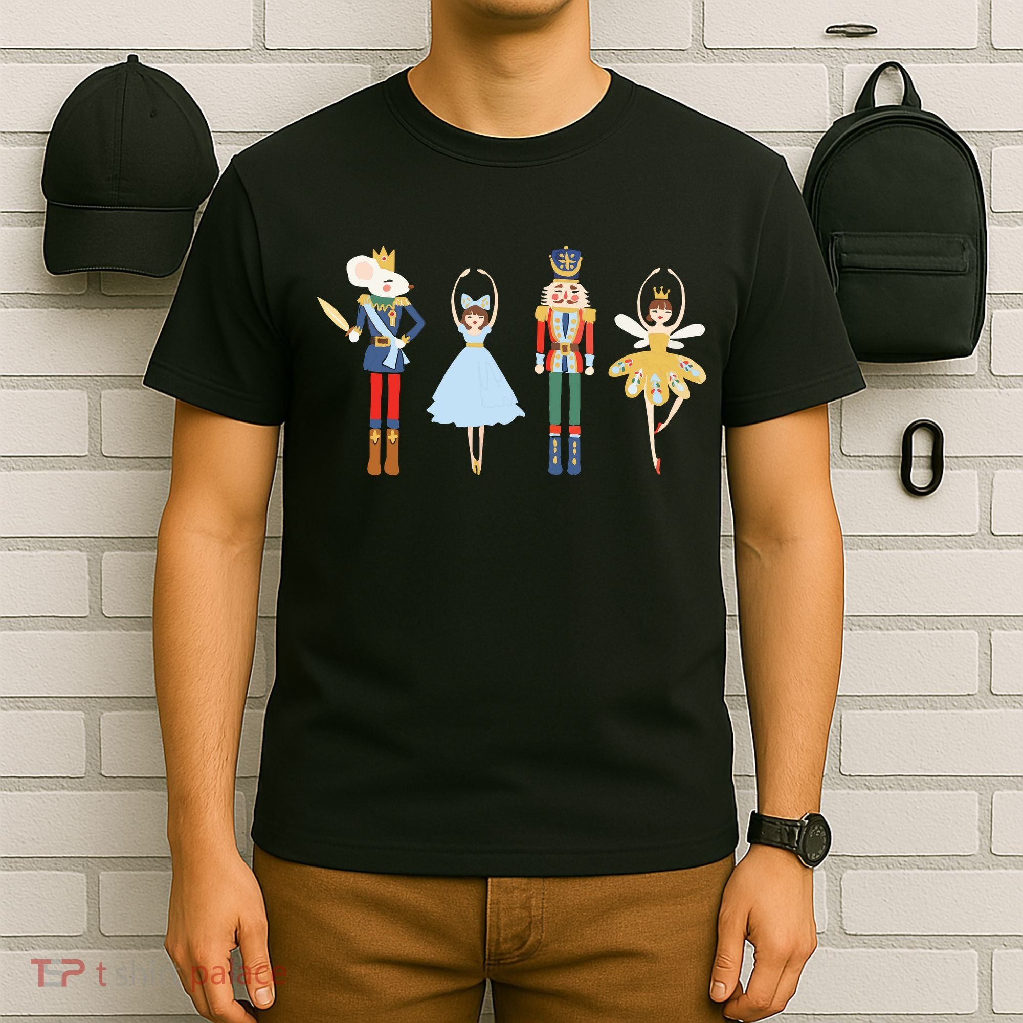 Christmas Nutcracker Ratmouse King Soldier Princess Family T-Shirt