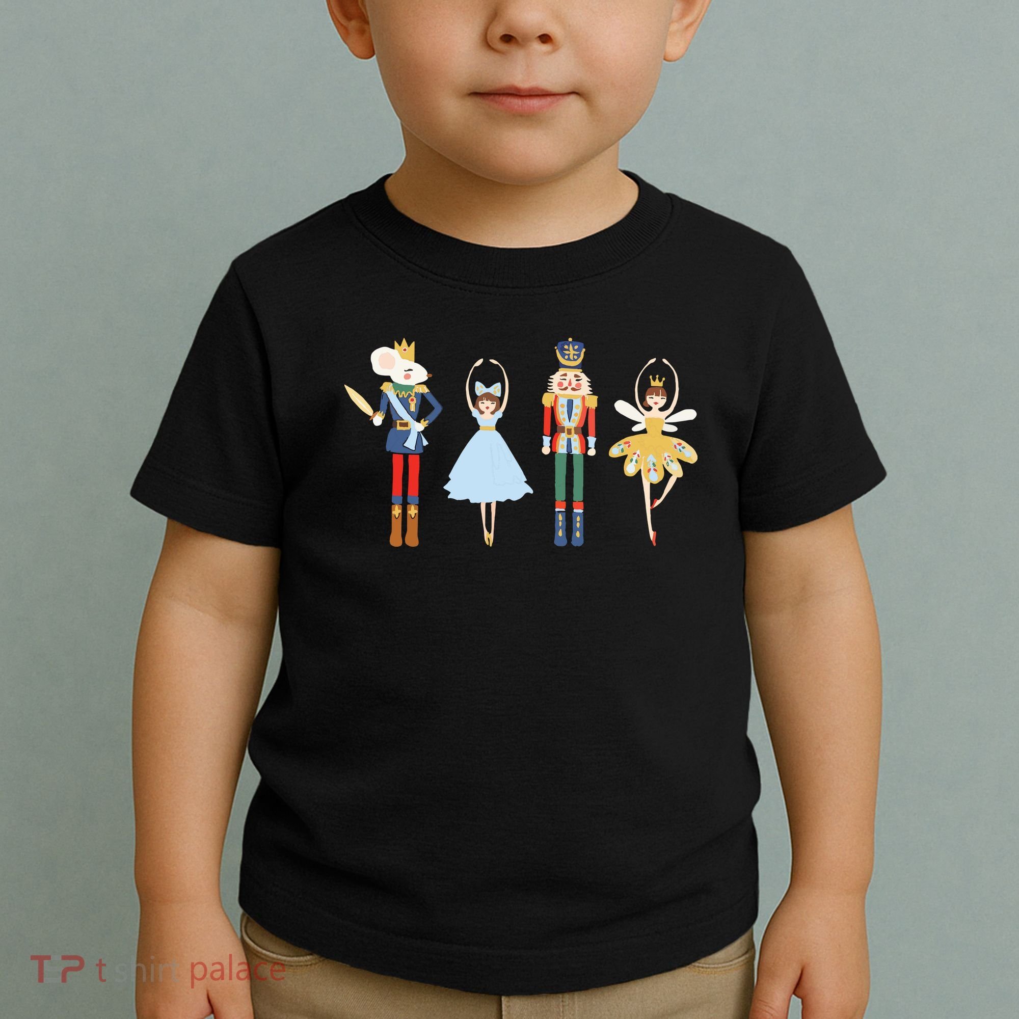 Christmas Nutcracker Ratmouse King Soldier Princess Family Toddler T-Shirt