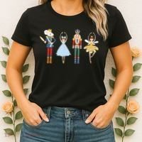Christmas Nutcracker Ratmouse King Soldier Princess Family Women's T-Shirt thumb 2