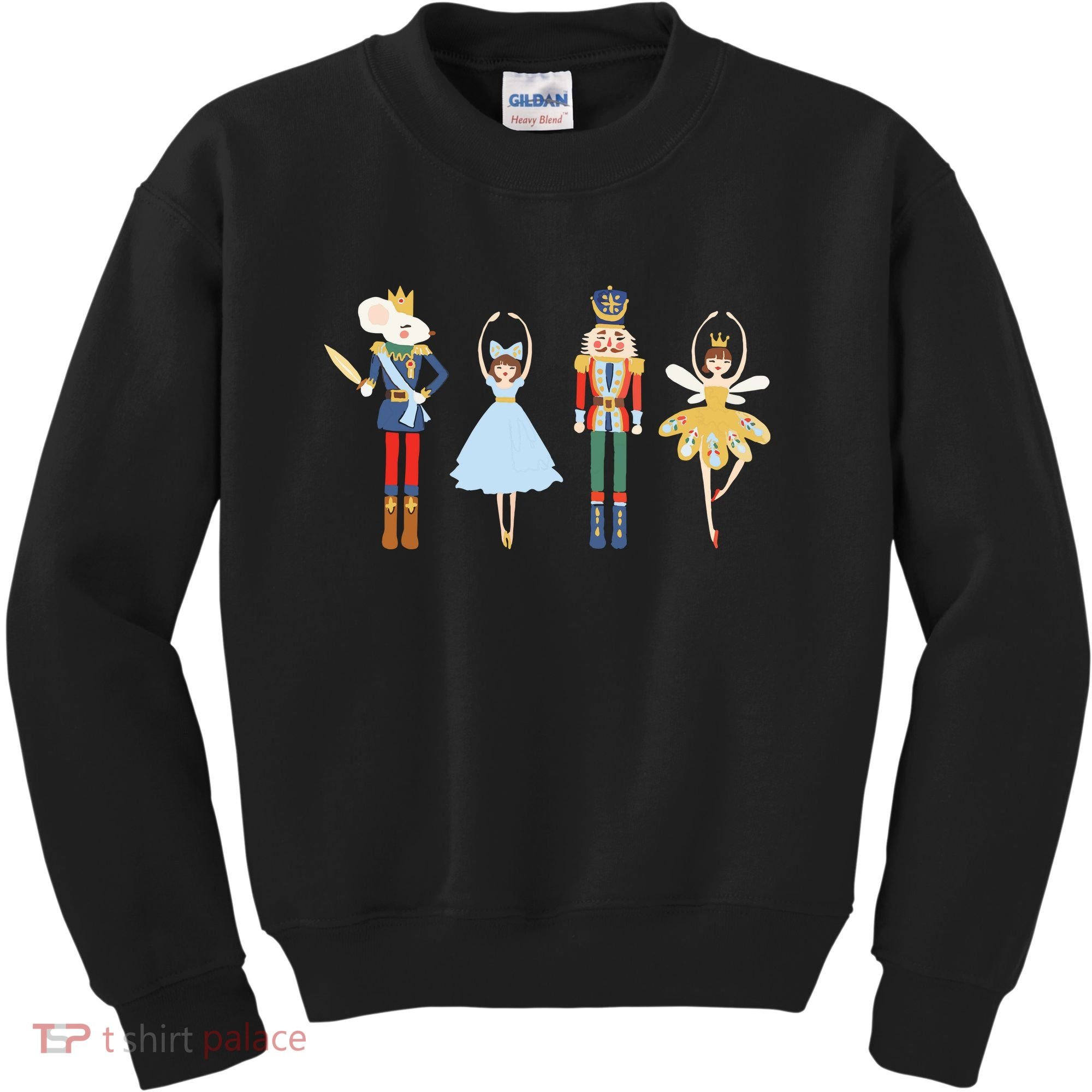 Christmas Nutcracker Ratmouse King Soldier Princess Family Kids Sweatshirt