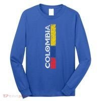 Colombia National Soccer Team Pride Flag Colombian Cool Gift Long Sleeve Shirt thumb 0