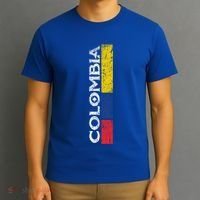 Colombia National Soccer Team Pride Flag Colombian Cool Gift T-Shirt thumb 3