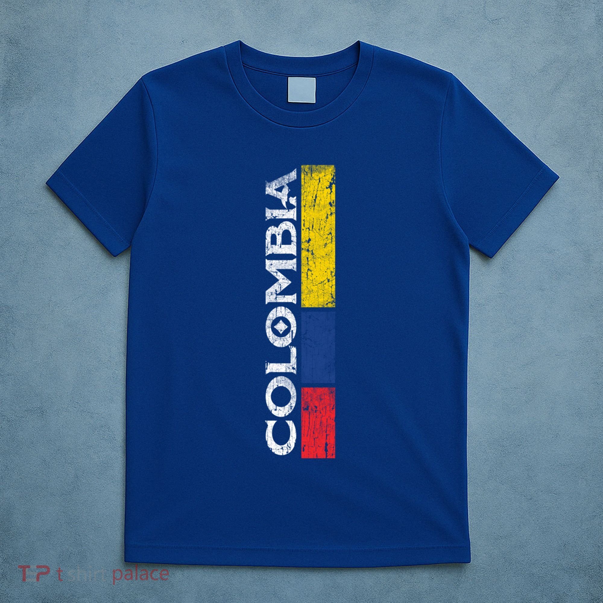 Colombia National Soccer Team Pride Flag Colombian Cool Gift T-Shirt