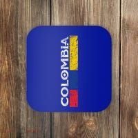 Colombia National Soccer Team Pride Flag Colombian Cool Gift Coaster thumb 0