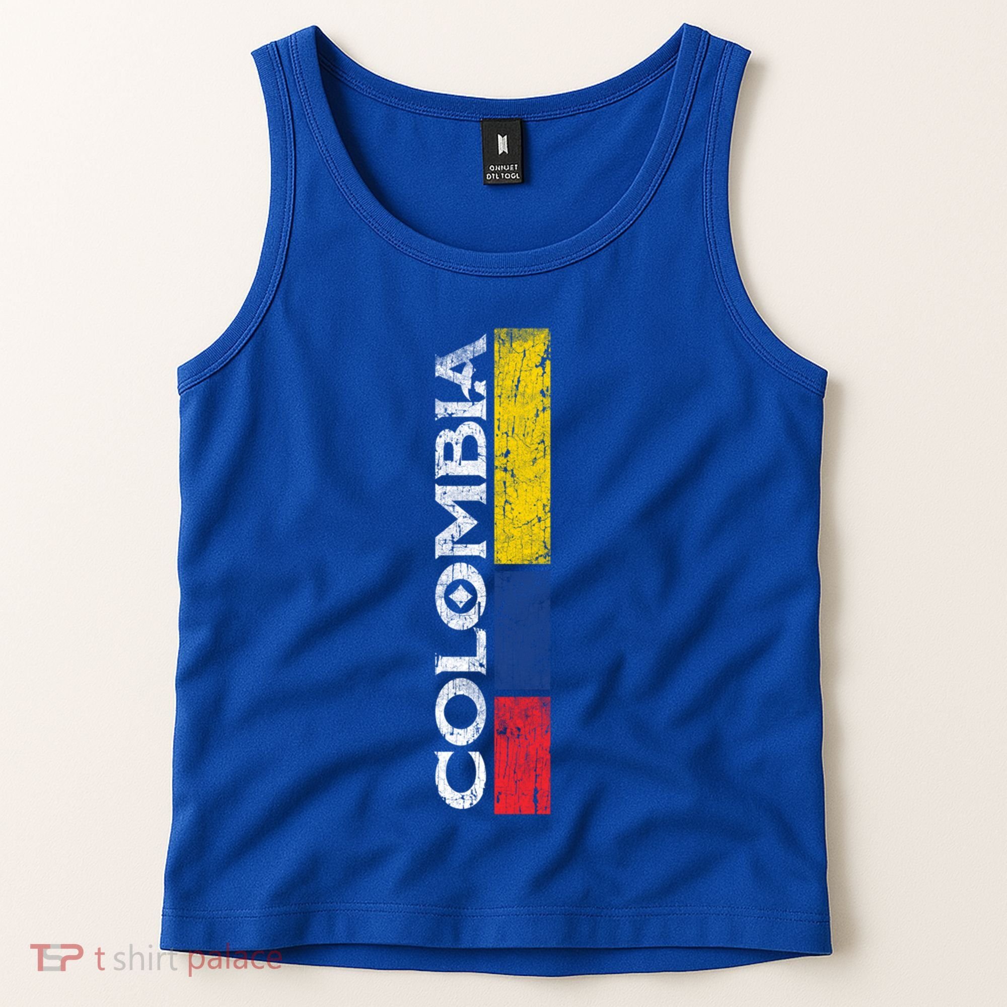 Colombia National Soccer Team Pride Flag Colombian Cool Gift Tank Top