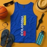 Colombia National Soccer Team Pride Flag Colombian Cool Gift Tank Top thumb 4