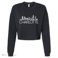 Charlotte Nc Skyline Cropped Pullover Crew thumb 0