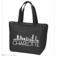 Charlotte Nc Skyline Tote Bag thumb 3
