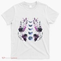 Cosmos Night Stargazers Vintage Celestial Lunar Moon Cycle T-Shirt thumb 0
