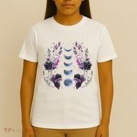 Cosmos Night Stargazers Vintage Celestial Lunar Moon Cycle T-Shirt thumb 4