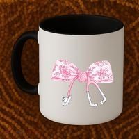 Coquette Nurse Stethoscope Bow Nurse Appreciation Gift Coffee Mug thumb 2