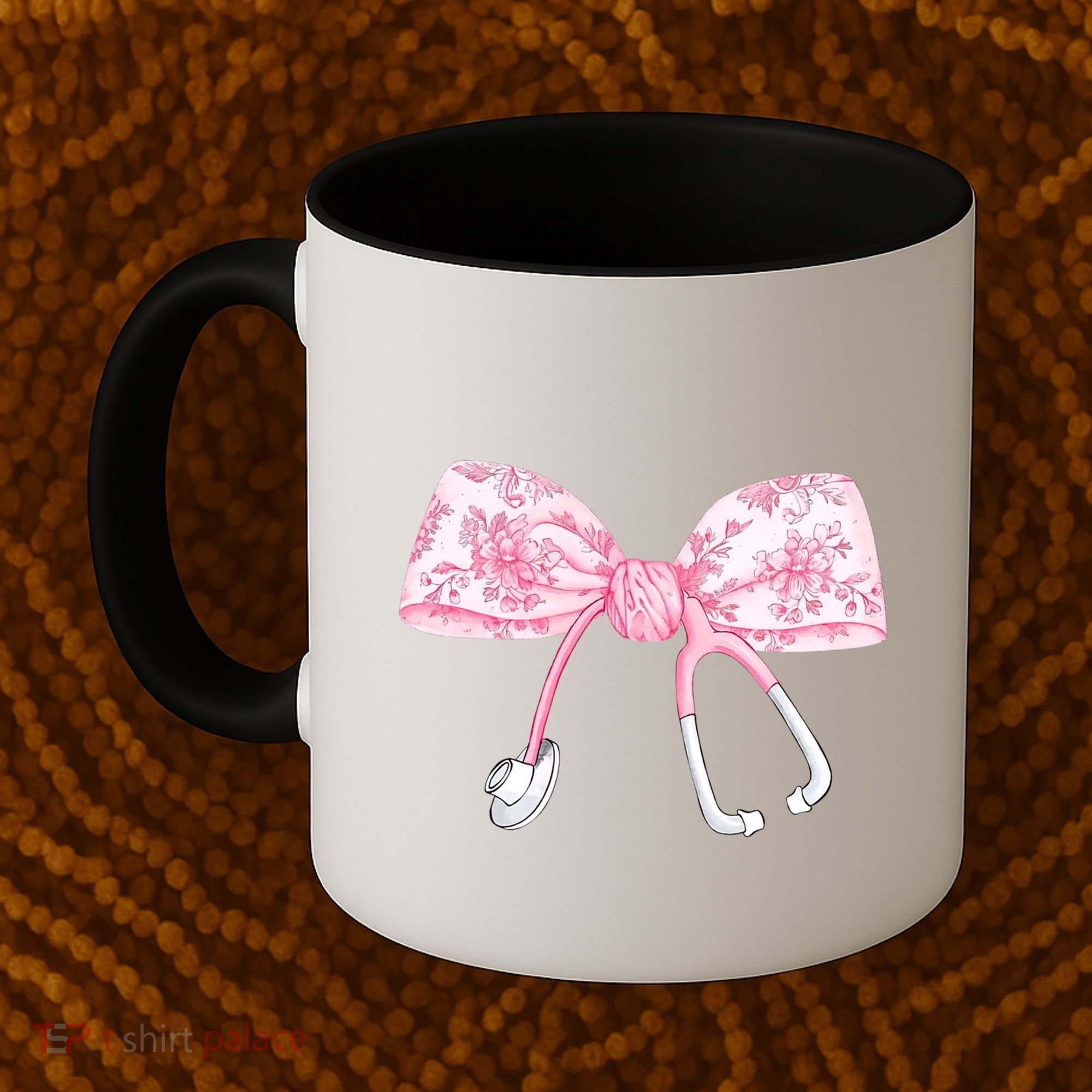 Coquette Nurse Stethoscope Bow Nurse Appreciation Gift Coffee Mug