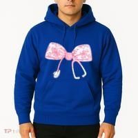 Coquette Nurse Stethoscope Bow Nurse Appreciation Gift Hoodie thumb 2