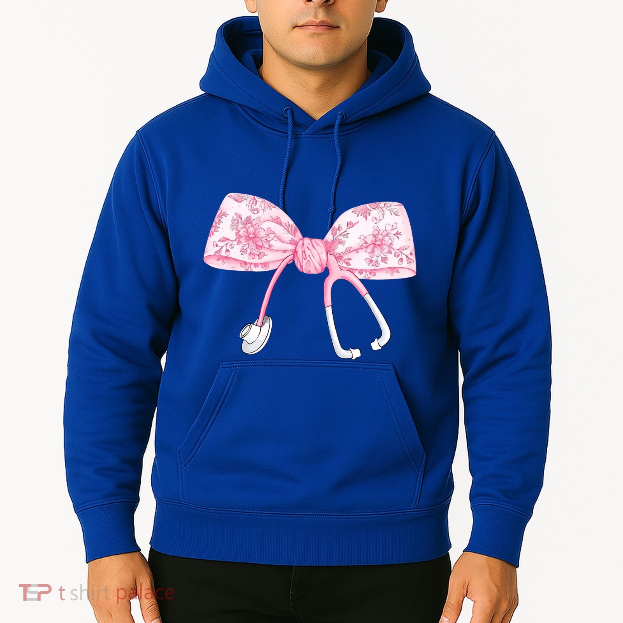 Coquette Nurse Stethoscope Bow Nurse Appreciation Gift Hoodie