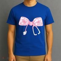 Coquette Nurse Stethoscope Bow Nurse Appreciation Gift T-Shirt thumb 3