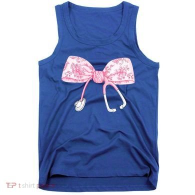 Coquette Nurse Stethoscope Bow Nurse Appreciation Gift Tank Top