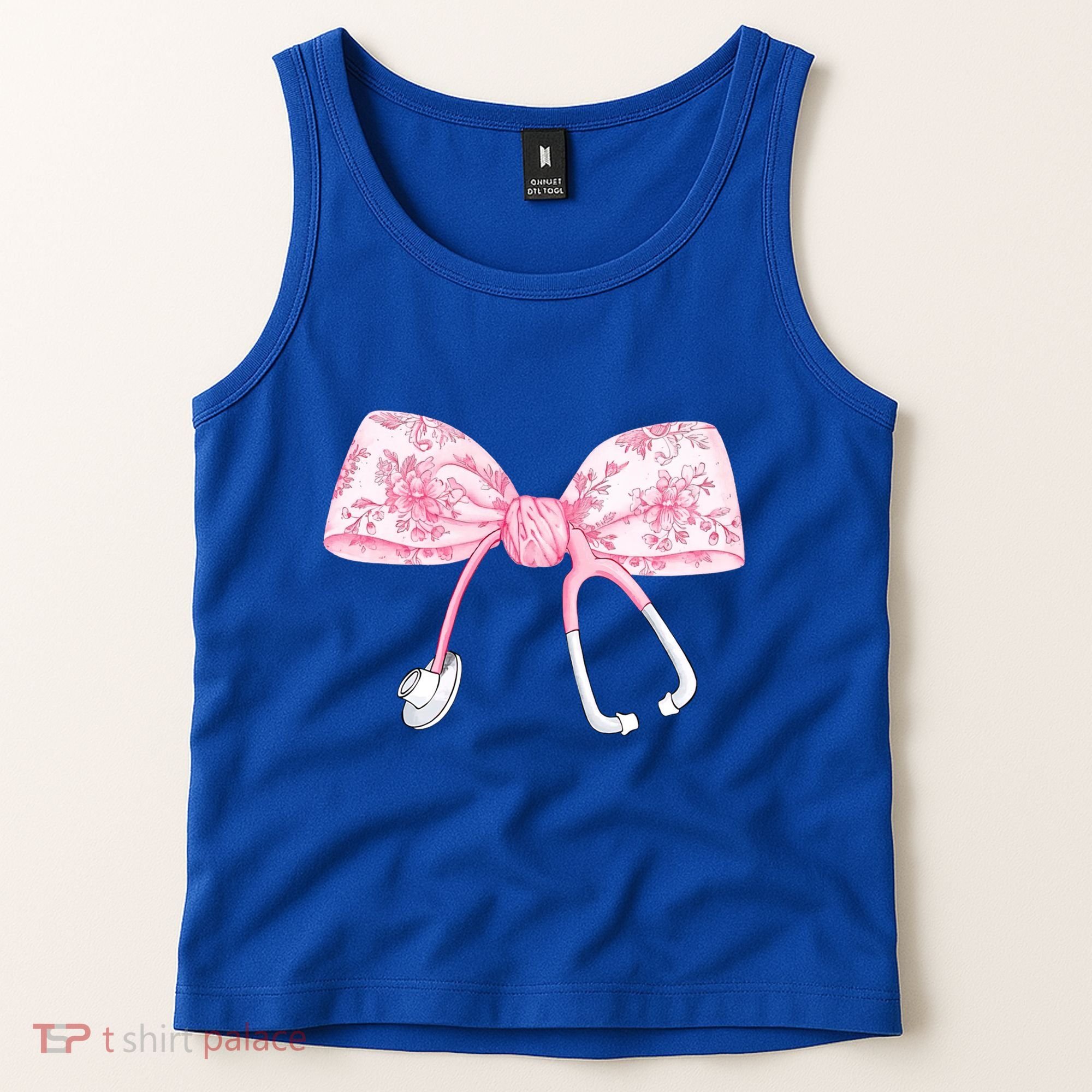 Coquette Nurse Stethoscope Bow Nurse Appreciation Gift Tank Top