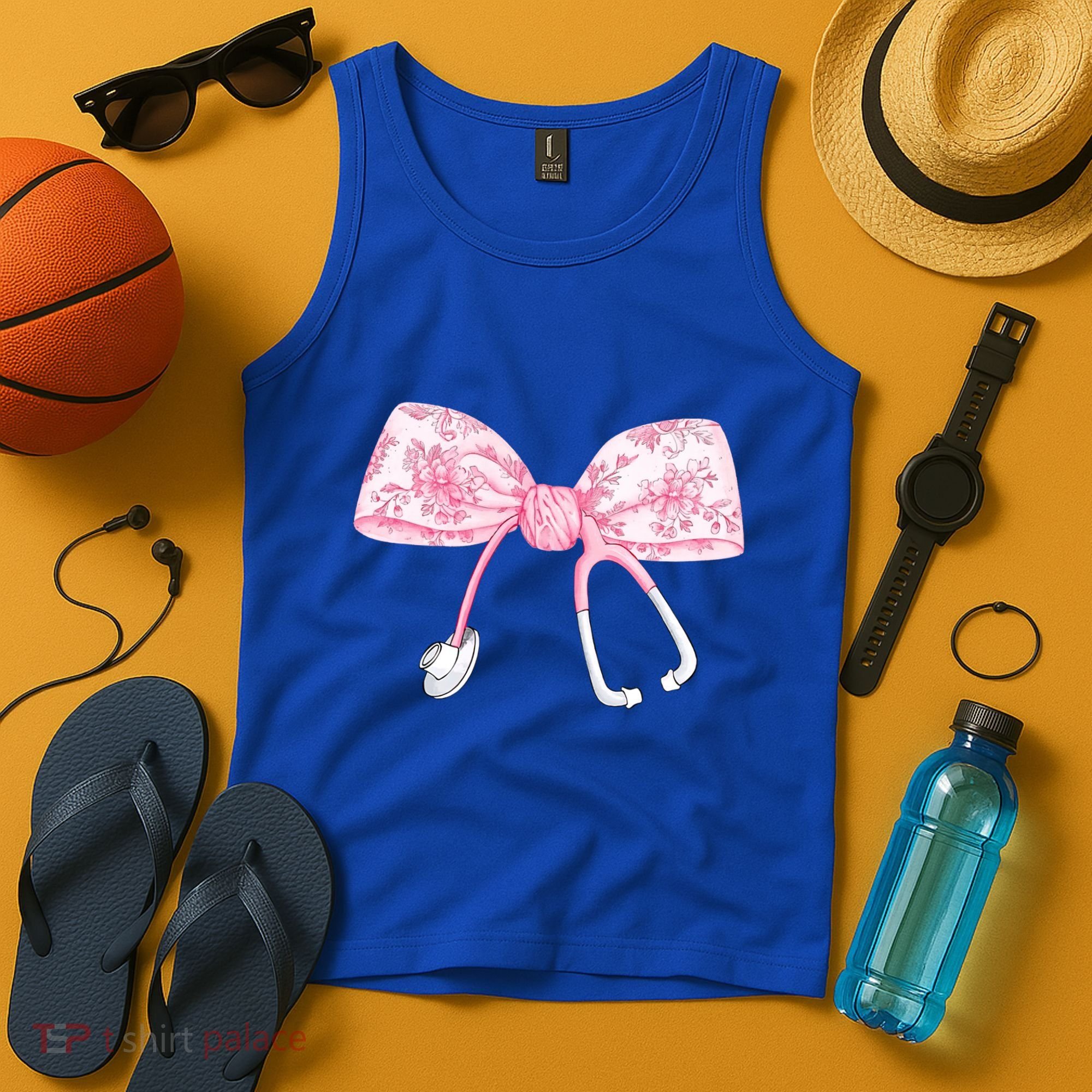 Coquette Nurse Stethoscope Bow Nurse Appreciation Gift Tank Top