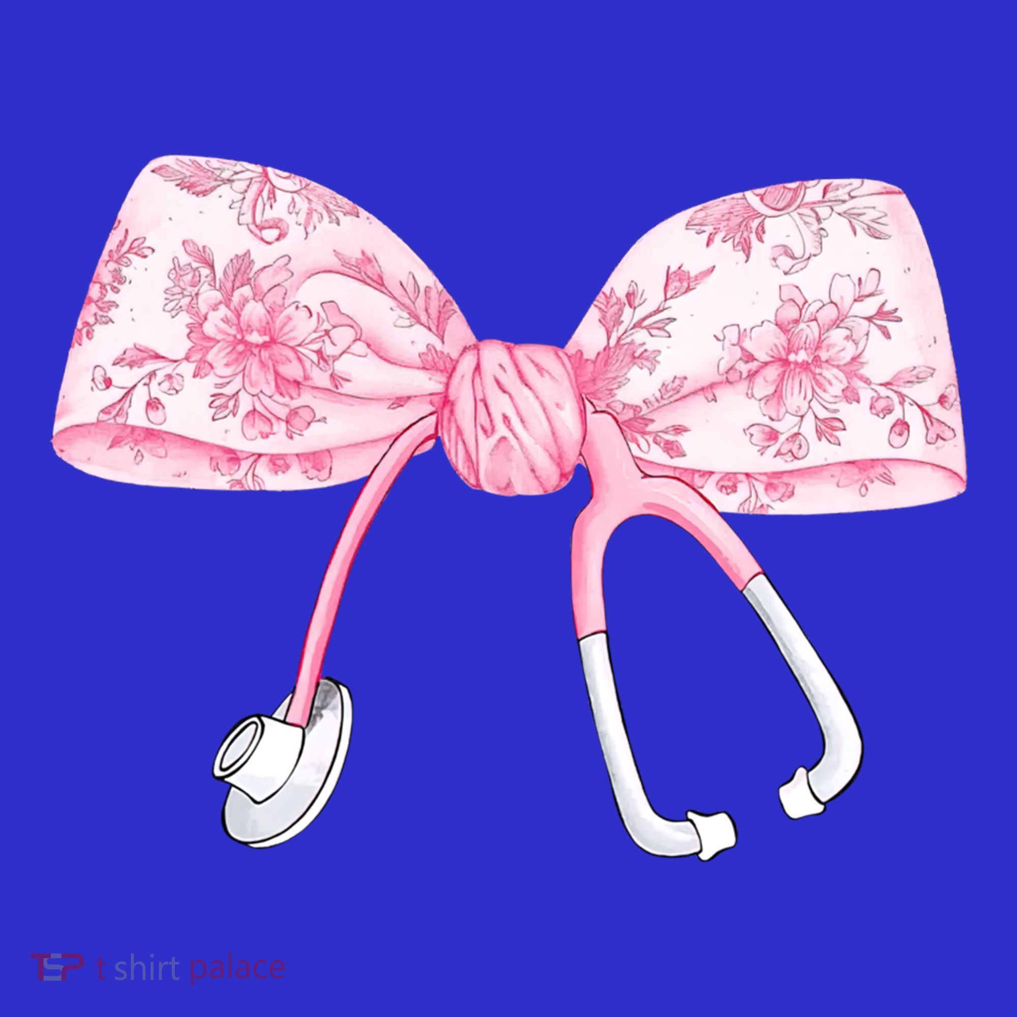 Coquette Nurse Stethoscope Bow Nurse Appreciation Gift Women's T-Shirt
