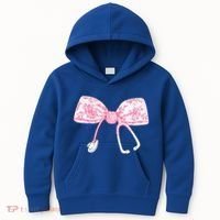 Coquette Nurse Stethoscope Bow Nurse Appreciation Gift Kids Hoodie thumb 0