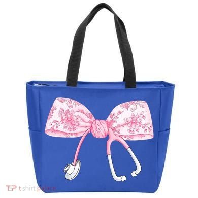 Coquette Nurse Stethoscope Bow Nurse Appreciation Gift Tote Bag