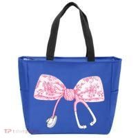 Coquette Nurse Stethoscope Bow Nurse Appreciation Gift Tote Bag thumb 0