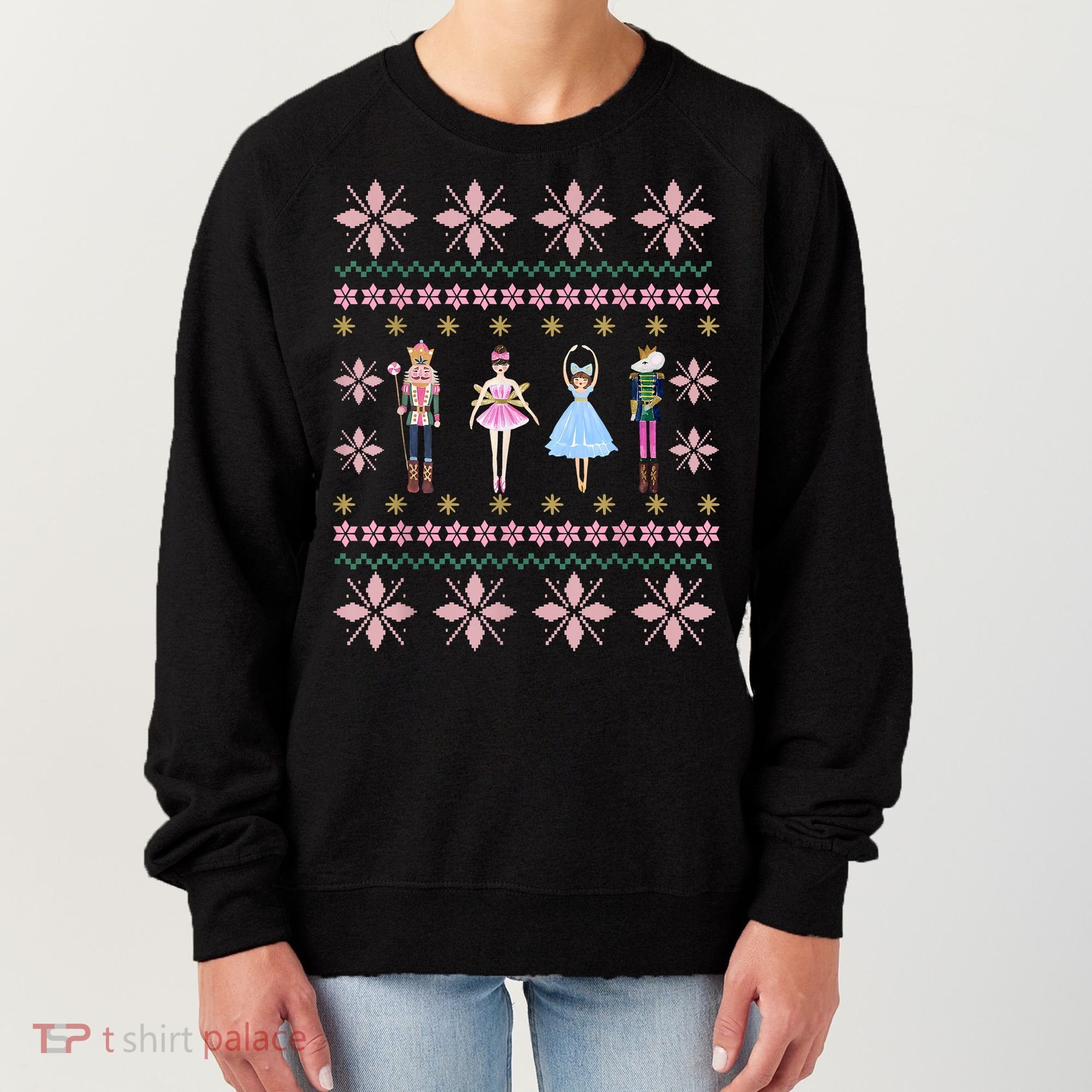 Christmas Nutcracker Squad Ballet Dance Funny Xmas Holiday Women's Sweatshirt