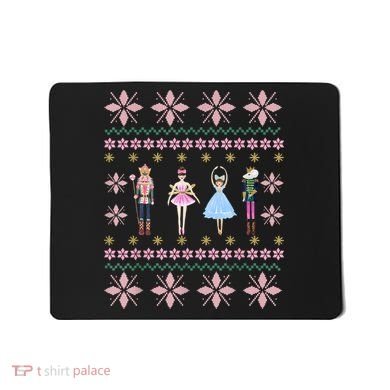 Christmas Nutcracker Squad Ballet Dance Funny Xmas Holiday Mousepad