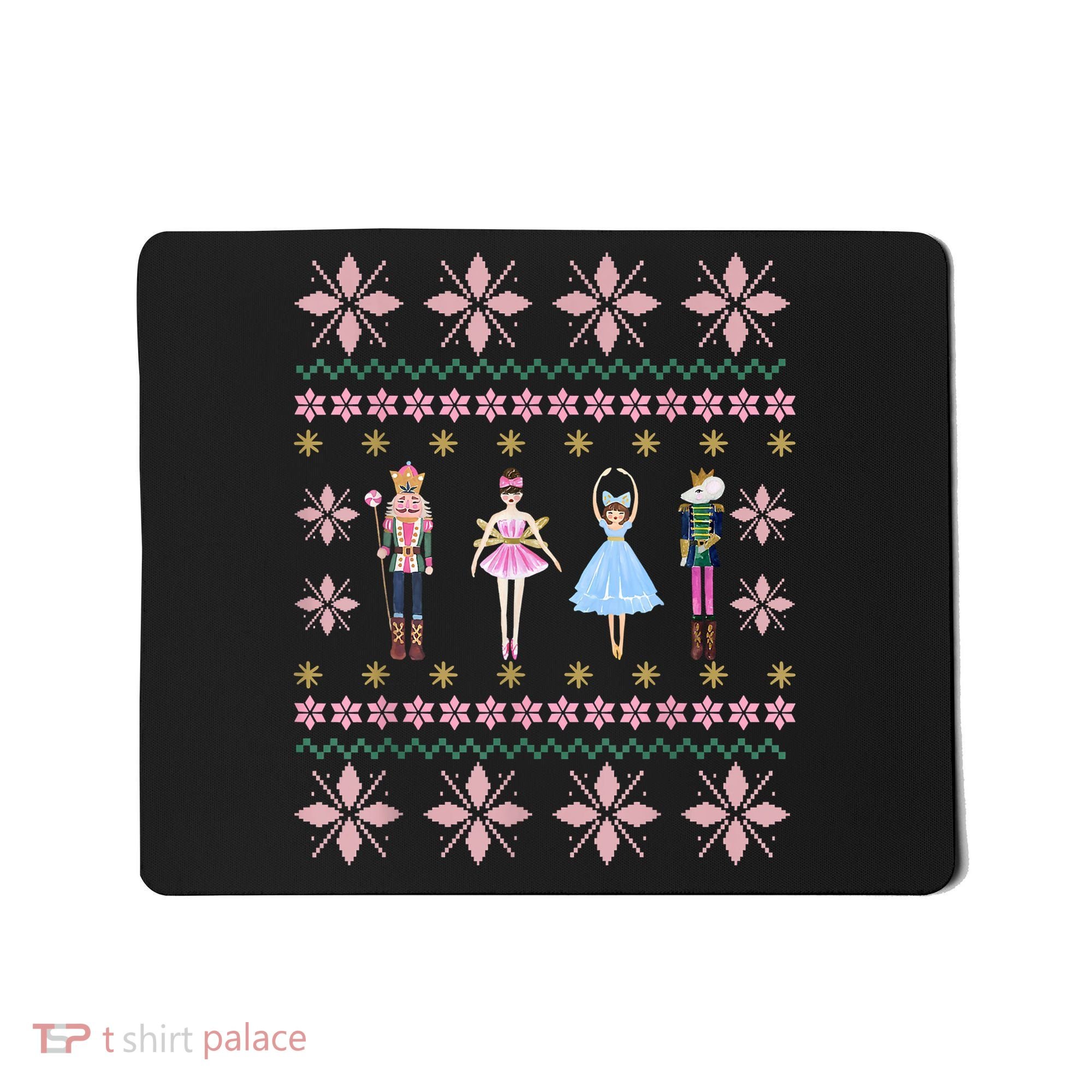 Christmas Nutcracker Squad Ballet Dance Funny Xmas Holiday Mousepad