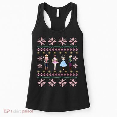 Christmas Nutcracker Squad Ballet Dance Funny Xmas Holiday Women's Tank Top