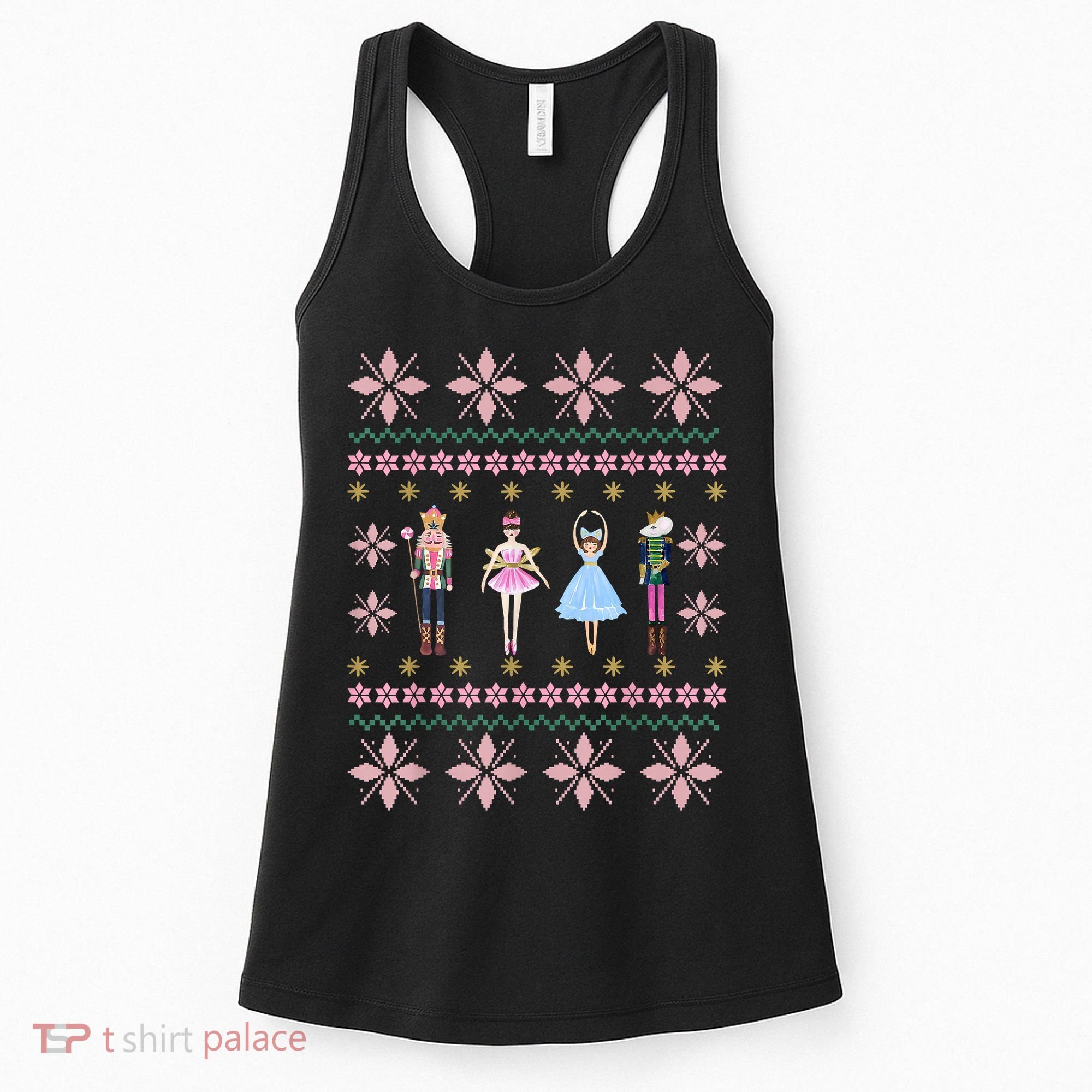 Christmas Nutcracker Squad Ballet Dance Funny Xmas Holiday Women's Tank Top