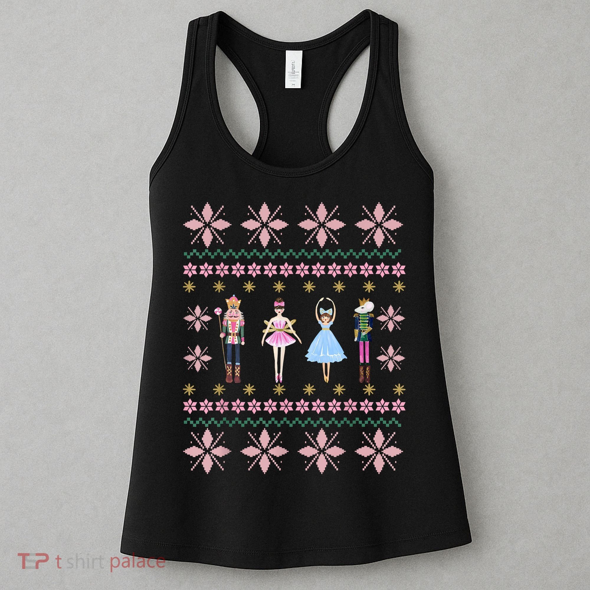 Christmas Nutcracker Squad Ballet Dance Funny Xmas Holiday Women's Tank Top