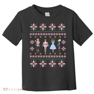 Christmas Nutcracker Squad Ballet Dance Funny Xmas Holiday Toddler T-Shirt